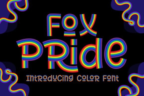 Bring Your Brand to Life with the Vibrant Fox Pride Font