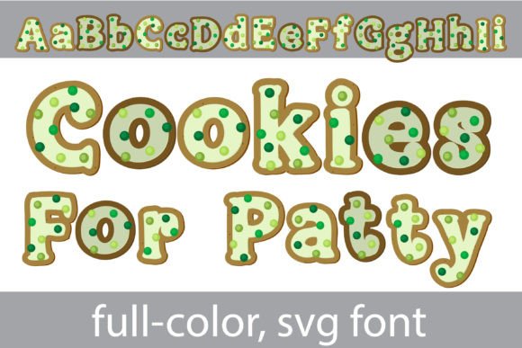 Cookies for Patty: A Sweet, Sprinkle-Covered Font for Playful Designs