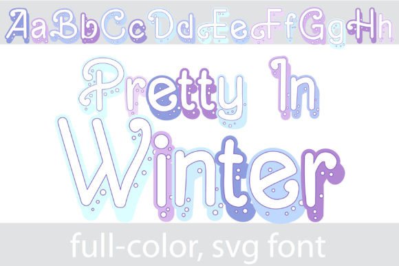 Embrace the Chill: Designing with the Pretty in Winter Font