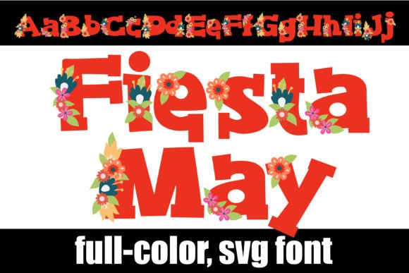 Fiesta May: A Full-Color Font That Brings Joy to Your Designs