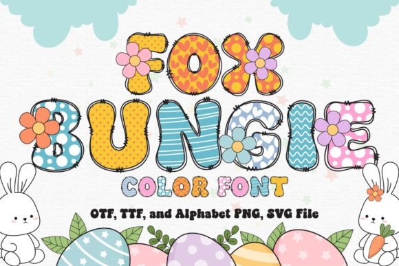 Fox Bungie: A Playful Color Font for Every Creative Project