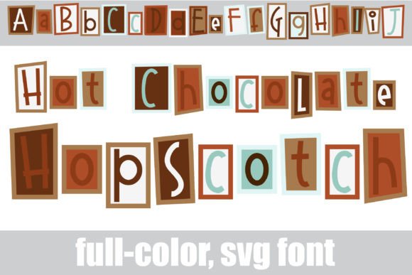 Hot Chocolate Hopscotch: A Whimsical Winter Typeface