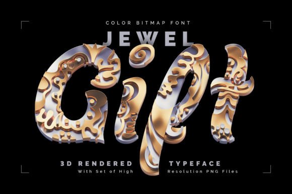 Jewel Gift: A Typeface with Built-in Luxury