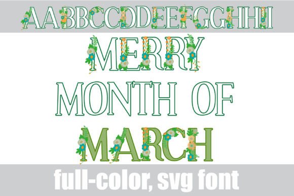 Merry Month of March: A Fresh Take on Floral Typography