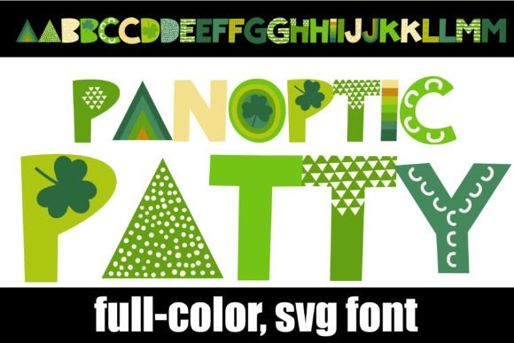 Panoptic Patty: A Colorful Font for Modern Designers