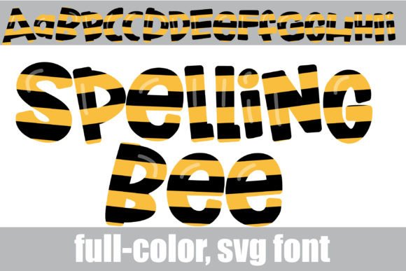 Spelling Bee: A Colorful Font That Buzzes with Creative Possibility