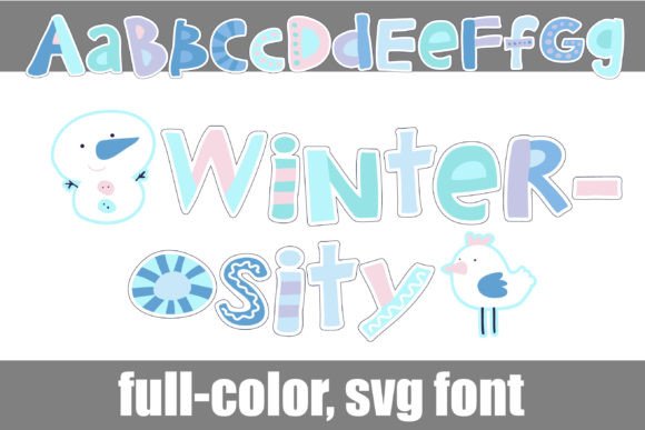 Winter-osity: A Whimsical Display Font for Festive Creations