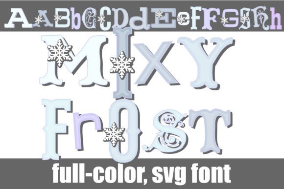 Winter Typography with a Twist: Unpacking the Mixy Frost Font